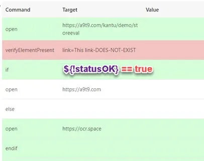 verifyelementpresent and if/else